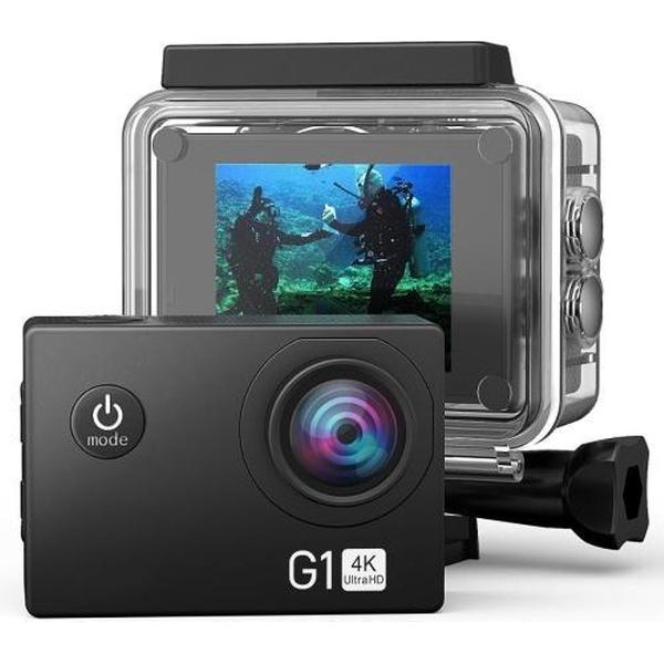G1 4K 16 miljoen pixel sportcamera met waterdichte behuizing WiFi-afstandsbediening DV-camera 2,0 inch 170 A + groothoek