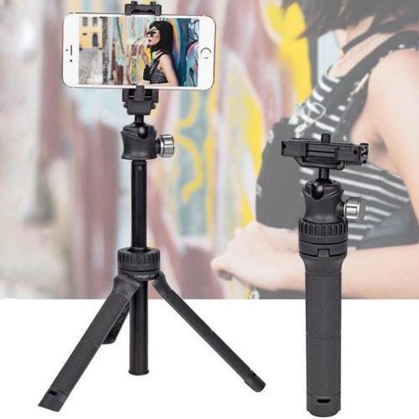 Cimapro Cb-2 Multifunctionele Live Broadcast 6-sectie Grip Opvouwbare statiefhouder Selfie Stick Extension Monopod