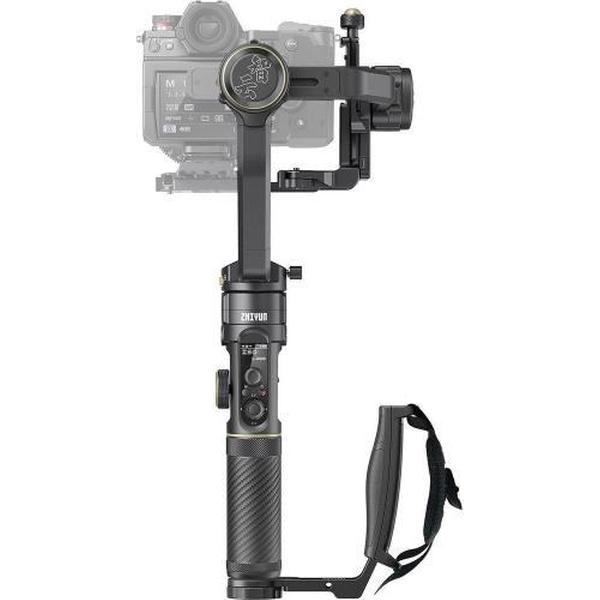 ZHIYUN YSZY017-2 CRANE 2S PRO 3-assige handheld gimbal bluetooth camerastabilisator met statief + snelkoppelingsplaat voor DSLR-camera, belasting: 500g