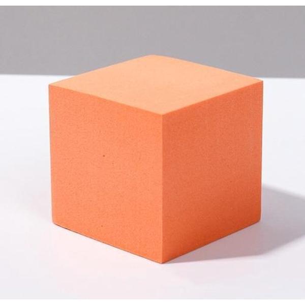8 STKS Geometrische Kubus Foto Rekwisieten Decoratieve Ornamenten Fotografie Platform, Kleur: Groot Oranje Vierkant