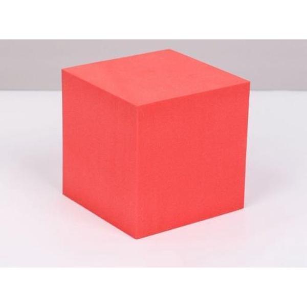 8 STKS Geometrische Kubus Foto Props Decoratieve Ornamenten Fotografie Platform, Kleur: Klein Rood Vierkant
