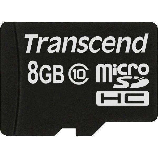 Transcend 8 GB micro SDHC card class 10