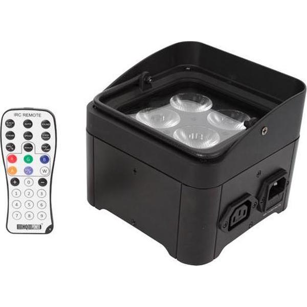 Velleman LED-VLOER / TRUSS-SPOT - 4 x 4 W RGB-UV - ZWART (HQLP10032)