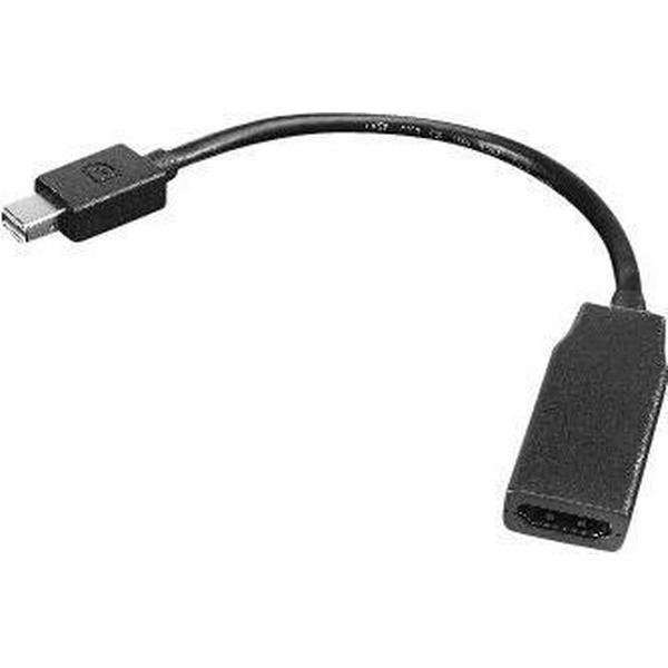 Lenovo 0B47089 Adapter [1x Mini-DisplayPort stekker - 1x HDMI-bus] Zwart