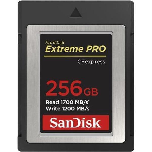 SanDisk CF Extreme PRO CFexpress 256GB, Type B, 1700MB/s Read, 1200MB/s Write