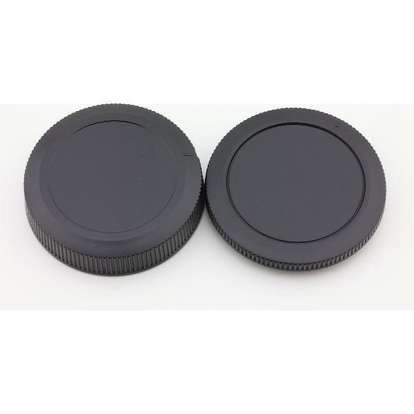 Achterdop+Bodydop (2 stuk): Canon EOS R mount camera lens