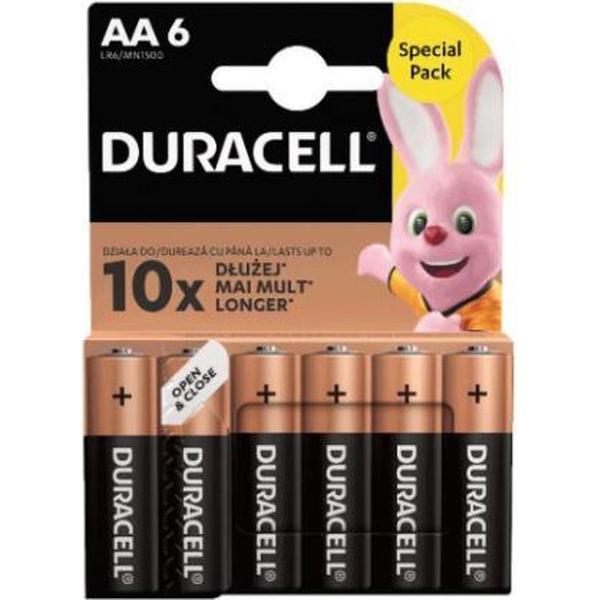 Duracell Budgetverpakking 1x 12 stuks LR6 AA alkaline batterijen