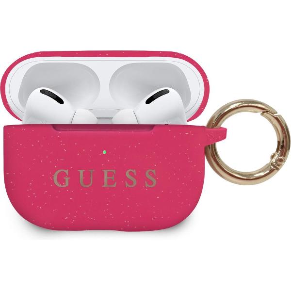 GUESS Siliconen Cover Airpods Pro - Roze