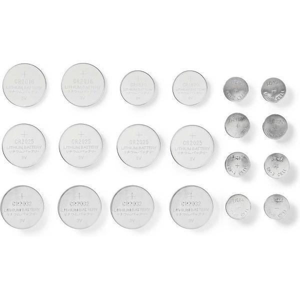 Nedis - Nedis BALAK20BL Lithium Knoopcel-batterij, Multiverpakking Cr2025/cr 2016/cr1620/lr43/lr54/lr4 20 Stuks In Totaal Blister - 30 Dagen Niet Goed Geld Terug