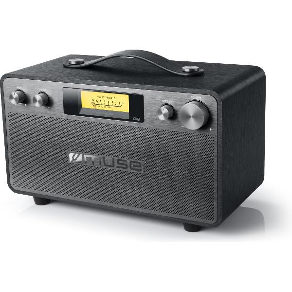 Muse M-670 BT radio Draagbaar Zwart, Staal