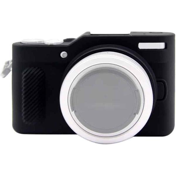 PULUZ zachte siliconen beschermhoes voor Panasonic Lumix GF10 (zwart)