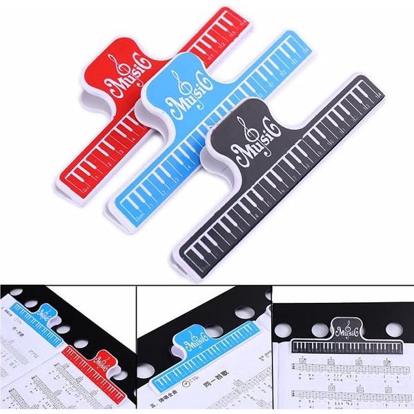 2 stuk Muziek Boek Bladmuziek Lente Clip Houder Voor Piano Gitaar