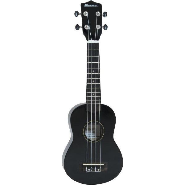 DIMAVERY UK-200 ukelele muziekinstrument, soprano, black