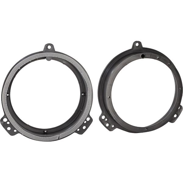 Speaker Ringen Ø 165mm Audi A3/A4 - Mercedes Benz E-Klasse - Toyota Yaris Voorportier+Achterportier
