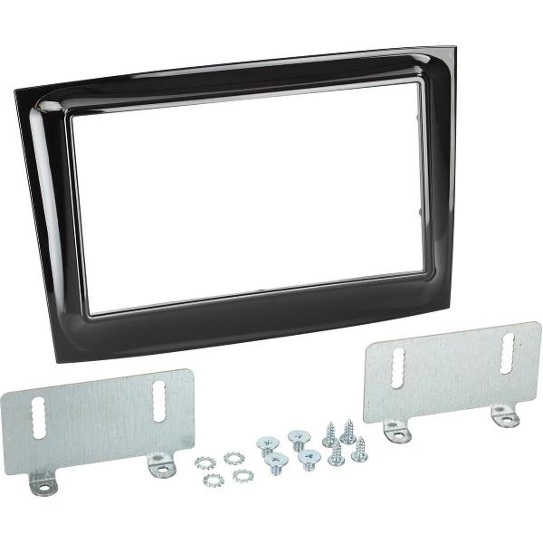 2-DIN Paneel Fiat Doblò 2015-201 Kleur: Piano Zwart