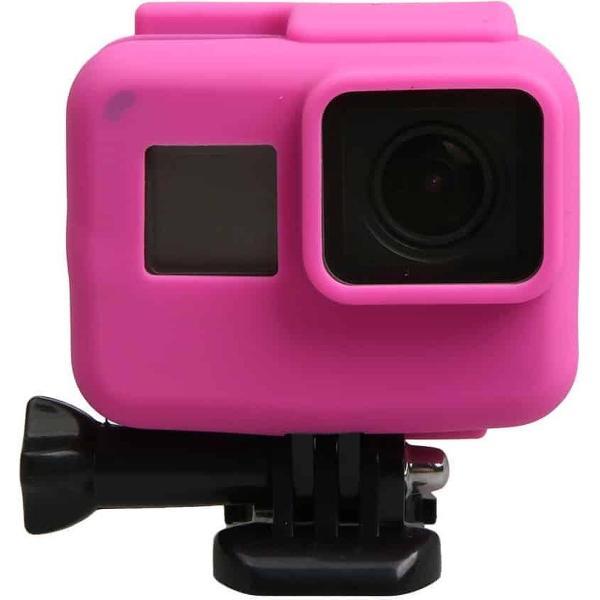 Origineel voor GoPro HERO5 siliconen randframe behuizing behuizing beschermhoes cover shell (roze)