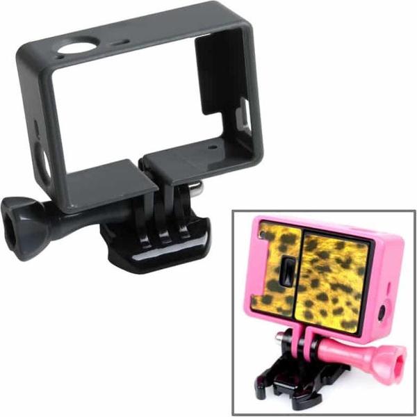 TMC Statiefbehuizing met hoge statiefbevestiging voor GoPro HERO4 / 3 + / 3, HR191 (grijs)