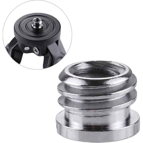 PULUZ 1/4 inch binnendraad tot 3/8 inch buitendraadadapterschroef