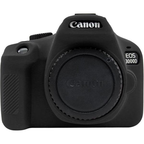 PULUZ zachte siliconen beschermhoes voor Canon EOS 3000D / 4000D (zwart)