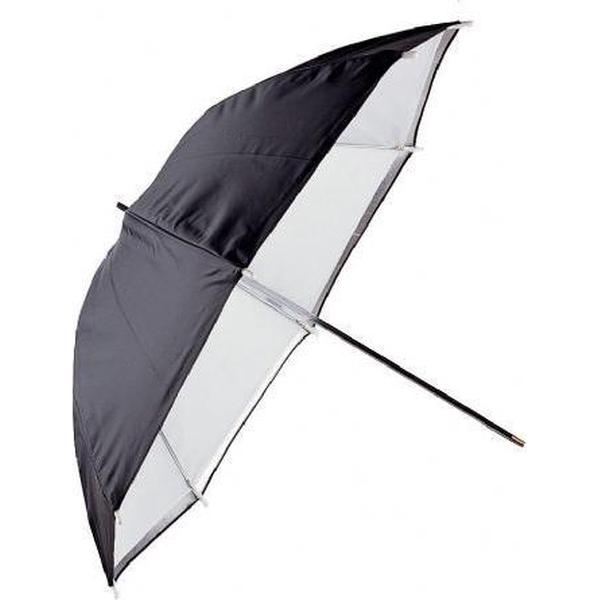 Falcon Eyes Flitsparaplu URN-32TWB Diffuus Wit + Zwarte Hoes 70 cm