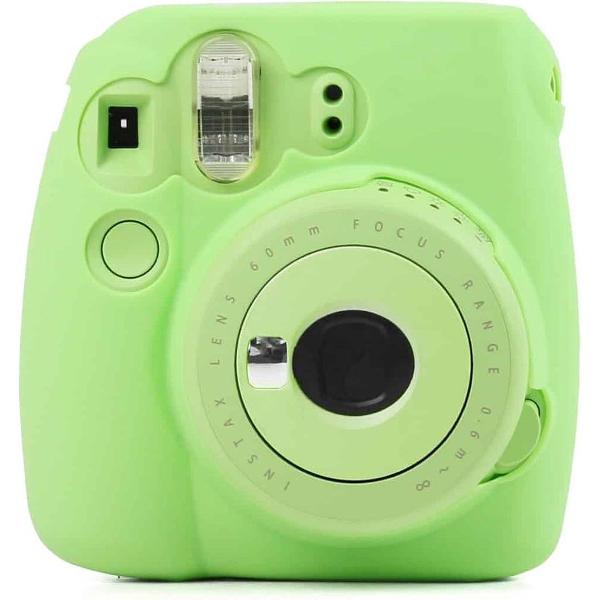 Fluorescerende zachte siliconen beschermhoes voor FUJIFILM instax mini 9 / mini 8+ / mini 8 (groen)