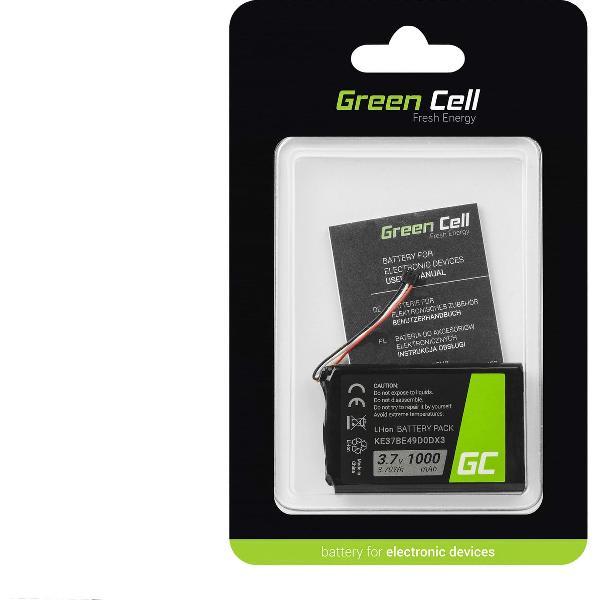 Batterij KE37BE49D0DX3 voor GPS Garmin Edge 800 810 Nuvi 1200 1260 2300 2460 2475 2515 2789LMT, 1000mAh