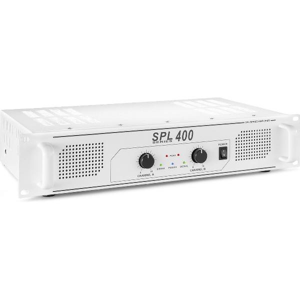 Skytec SPL400 2-kanaals DJ versterker Wit - 2x 200W