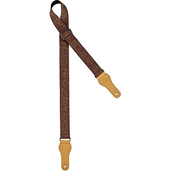OCS-220U Ukulele Strap Brown Cotton