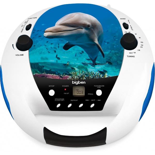 Bigben Draagbare MP3/USB/CD-Speler - Dolfijn