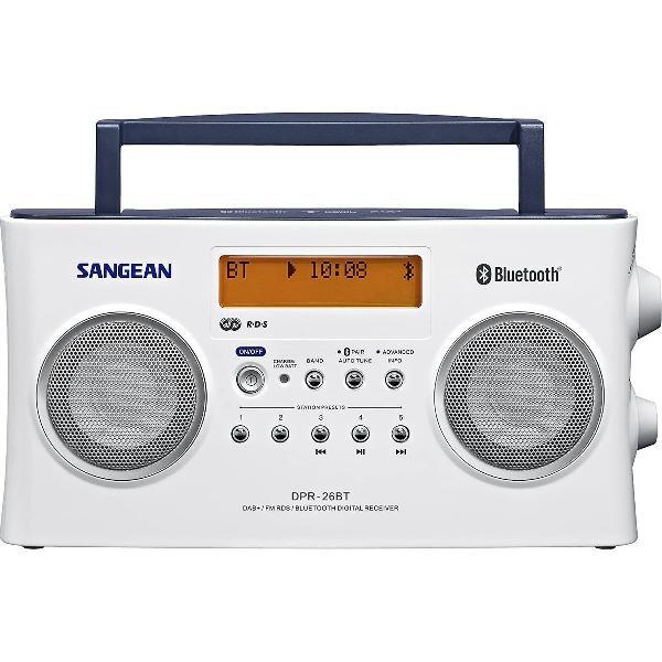 Sangean DPR-26 Draagbare Radio DAB+ - Wit
