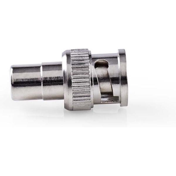 Nedis CVGP01941ME Adapter Antenne Bnc Male - Rca Female 10 Stuks Metaal