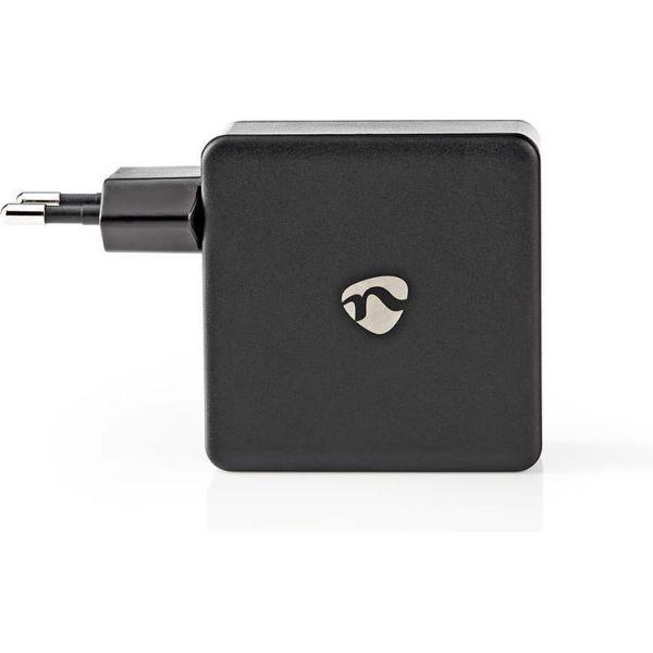 Nedis WCPD60W100BK Thuislader 3,0 A Usb-c Power Delivery 60 W Zwart