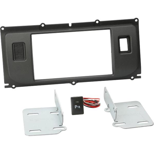 2-DIN Paneel Land Rover Evoque met PDC button 2011-2019 Kleur: Antraciet