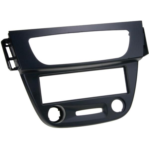 1-DIN Paneel Renault Mégane III/ Fluence Kleur: Zwart