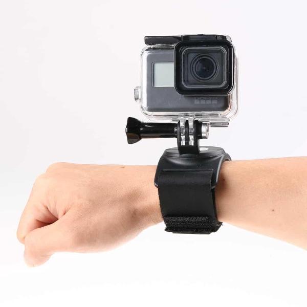 3-in-1 hand polsarm beenriemen 360-graden rotatiehouder voor GoPro NIEUWE HERO / HERO6 / 5/5 sessie / 4 sessie / 4/3 + / 3/2/1, Xiaoyi en andere actiecamera's (GP278) (zwart)