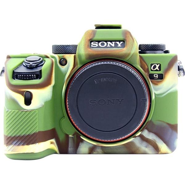 PULUZ zachte siliconen beschermhoes voor Sony A9 (ILCE-9) / A7 III / A7R III (camouflage)