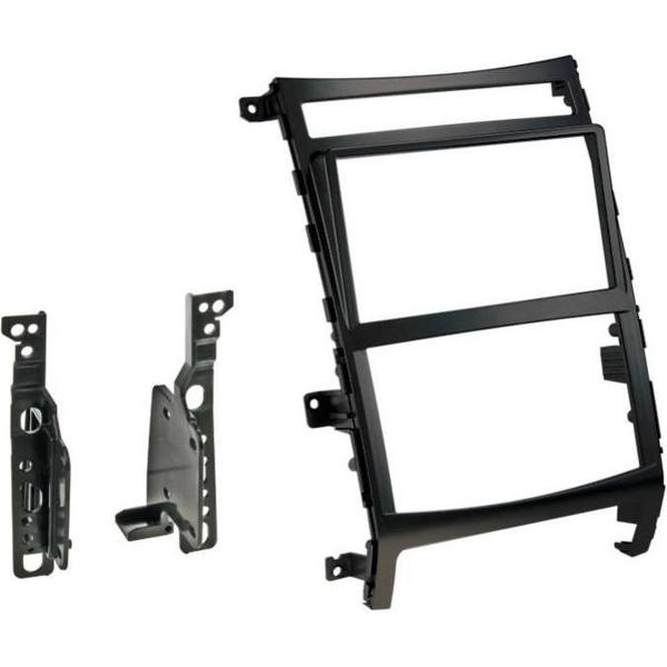 2-DIN paneel Hyundai IX55 2009- / Veracruz 2006- zwart