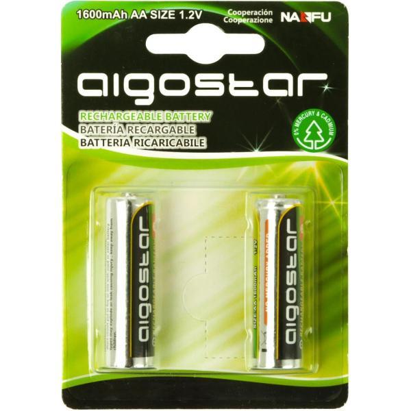 Aigostar AA Oplaadbare Batterijen - 1600 mAh - 2 stuks