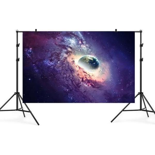 2.1mx 1.5m Zwart Gat Sterrenhemel Themafeest Kinderstudio Fotografie Achtergronddoek (TK4)