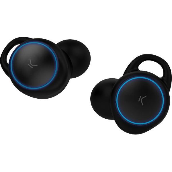 Ksix BXTW01 hoofdtelefoon/headset Hoofdtelefoons In-ear Bluetooth Zwart, Blauw