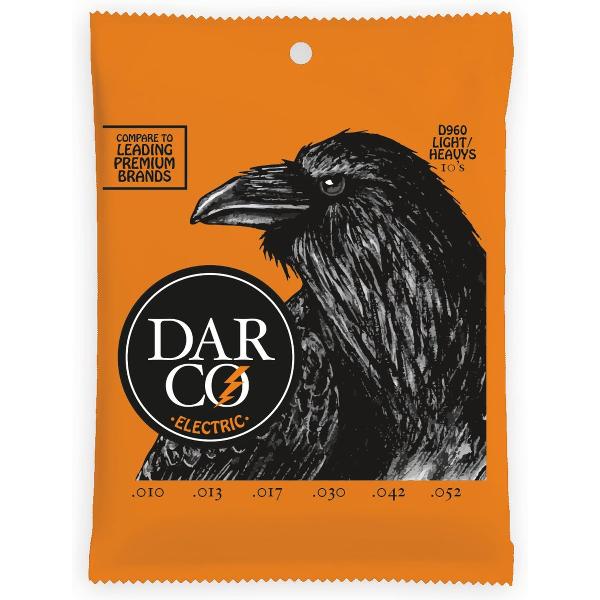 D960 Nickel Light/Heavy Guitar Strings 10-52