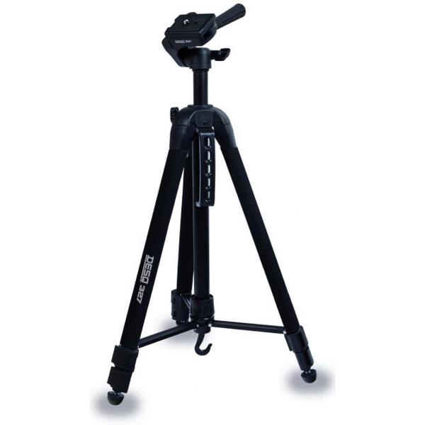 DESQ 327 Foto-Video-Vlog 2in1 Statief | Zwart | Eénbeenstatief | Foam Grip | 156 cm