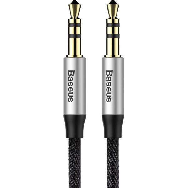 Baseus M30 Jack naar Jack Audiokabel 1.5 Meter Zwart