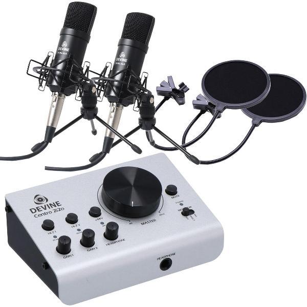 De Devine Centro is een prima audio interface tegen een zeer scherpe prijs. Neem je vocalen of podcasts op met de meegeleverde XLR-microfoons en met behulp van de eveneens meegeleverde Bigwig DAW software.