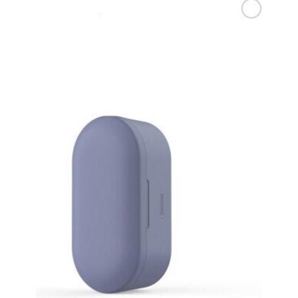 QCY T2C met de NIEUWE realtek VPH chip! | Volledig draadloze oordopjes | BT 5.0 | Wit met blauwe siliconen case