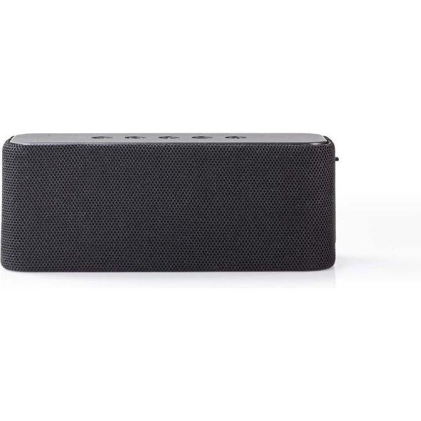 Nedis SPBT2002BK draagbare luidspreker 20 W Draadloze stereoluidspreker Zwart