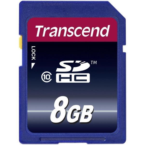 Transcend Premium SD kaart 8GB - Class 10