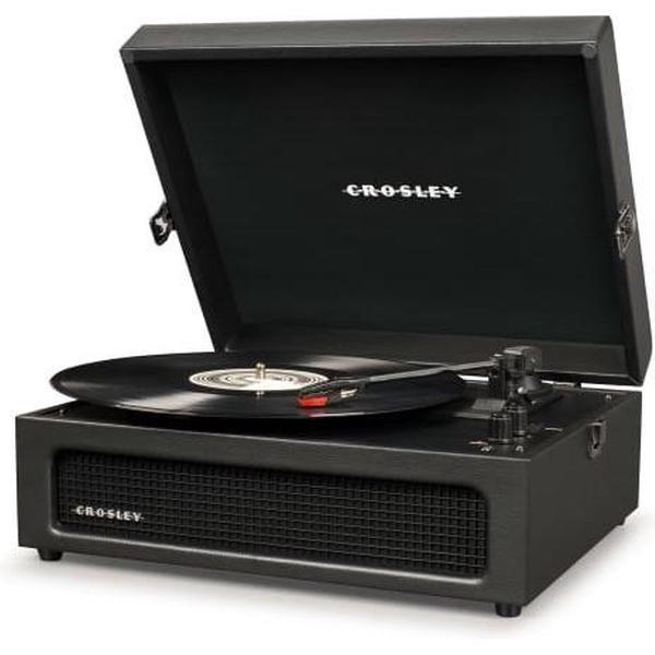 Crosley Voyager Draaitafel met riemaandrijving Zwart