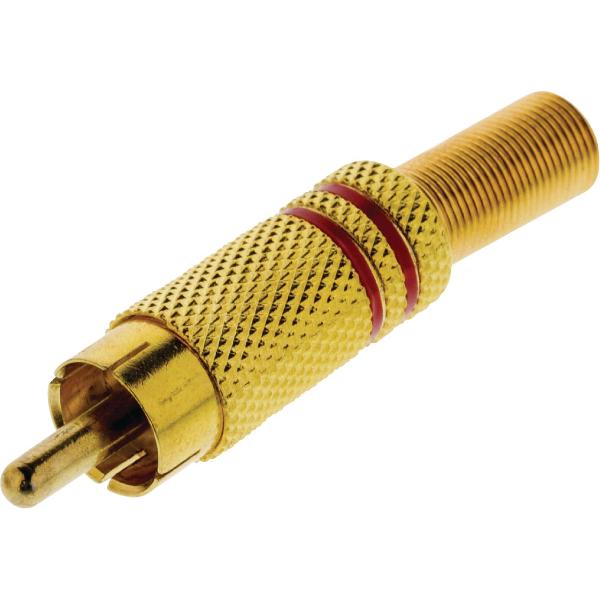 Connector RCA Male Gold/Red