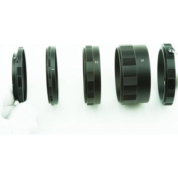 Macro Extension Tubes: Canon EOS Camera Lens 3*metaal rings